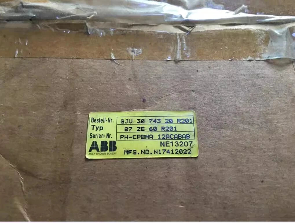 ABB CPU 07 ZE 60 R201 Order No: GJV 30 743 20 R201 Geb/07ZE6 - Product Details