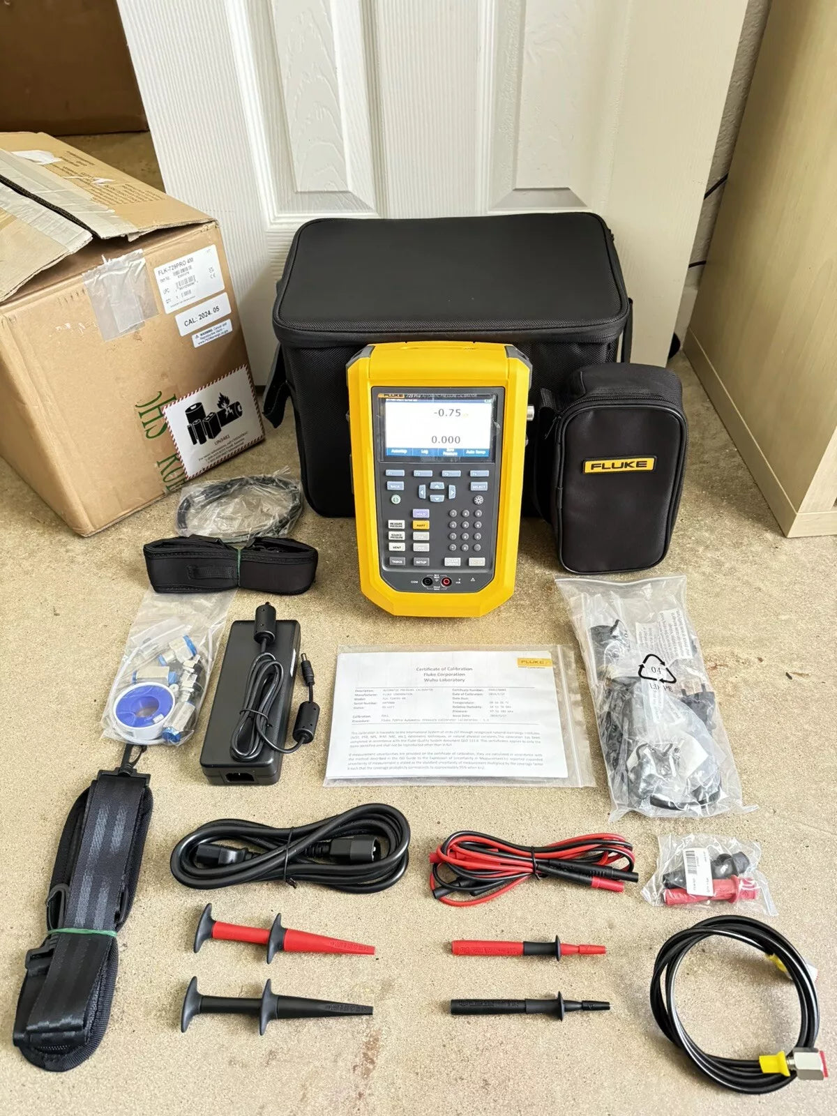 Fluke 729PRO 4M Automatic Pressure Calibrator MFG-2024/Calibrated2024-New Sealed