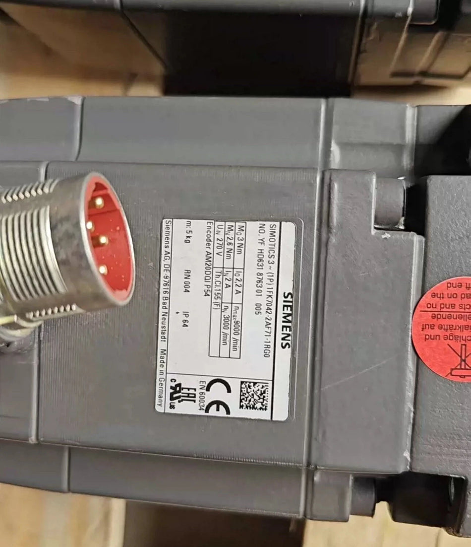 Siemens 1fk7042-2af71-1rg0 Low-Inertia Servo Motor