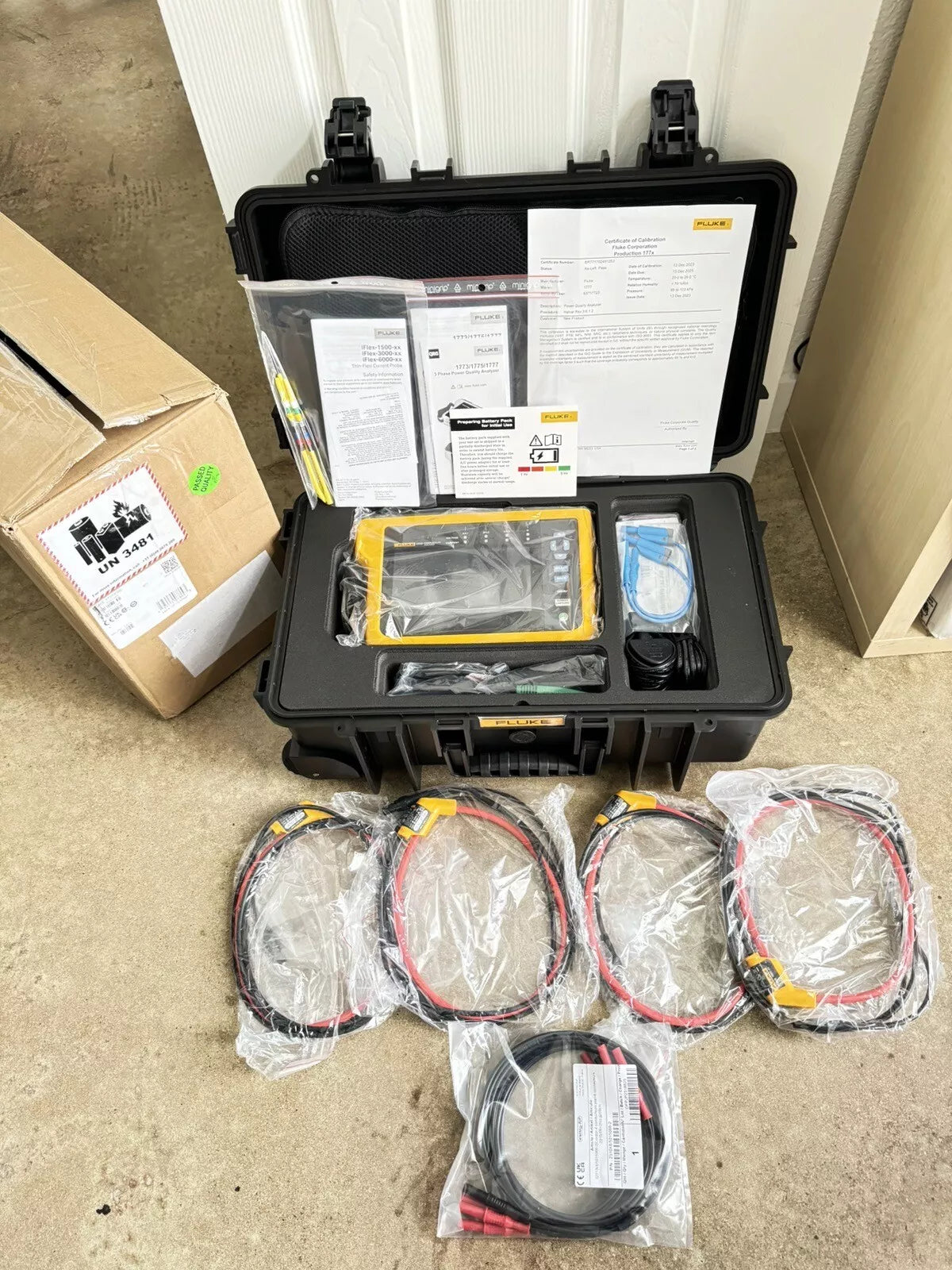 Fluke 1777 Three-Phase Power Quality Analyzer Calibrated 2025 / Factory Sealed