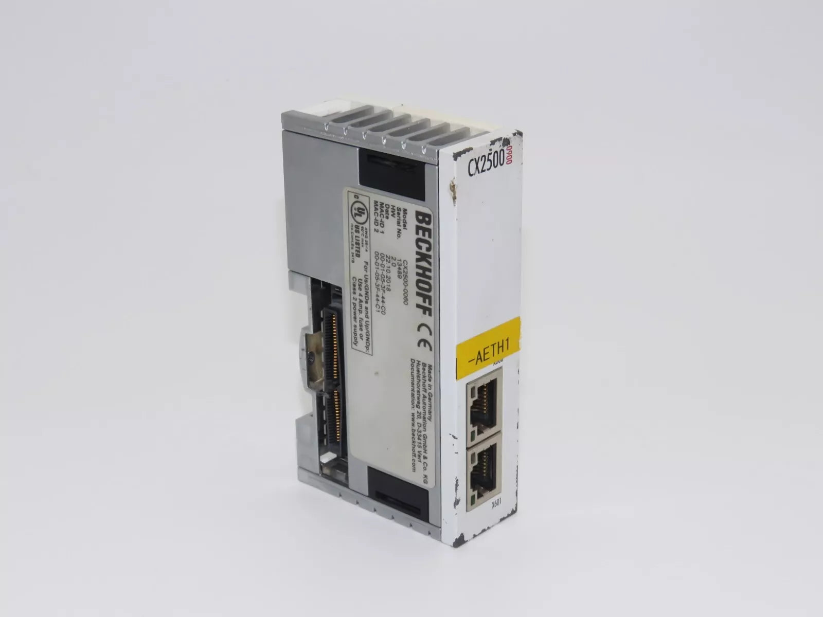 Beckhoff CX2500-0060 Ethernet Interface Module 2 x RJ45