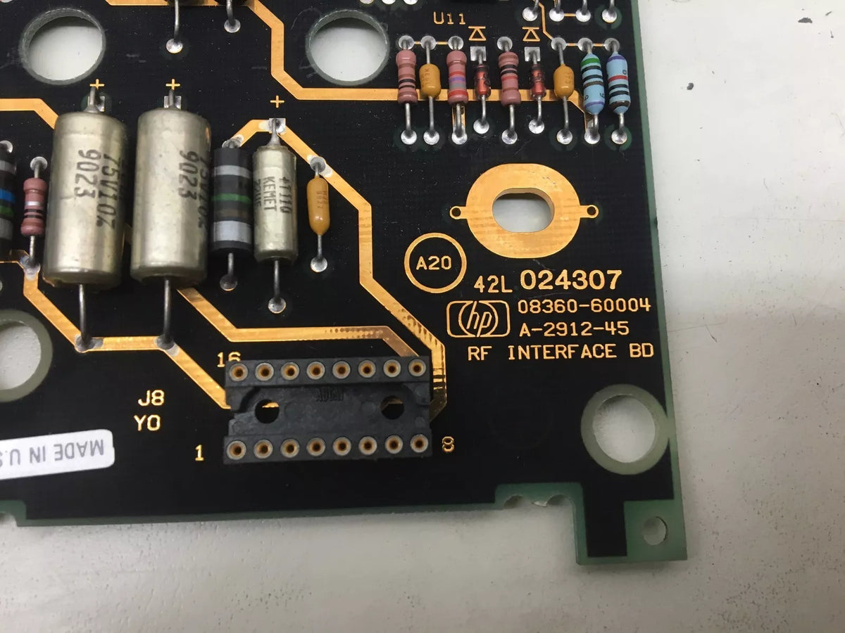 HP Agilent 08360-60004 RF Section Interface Board Assembly