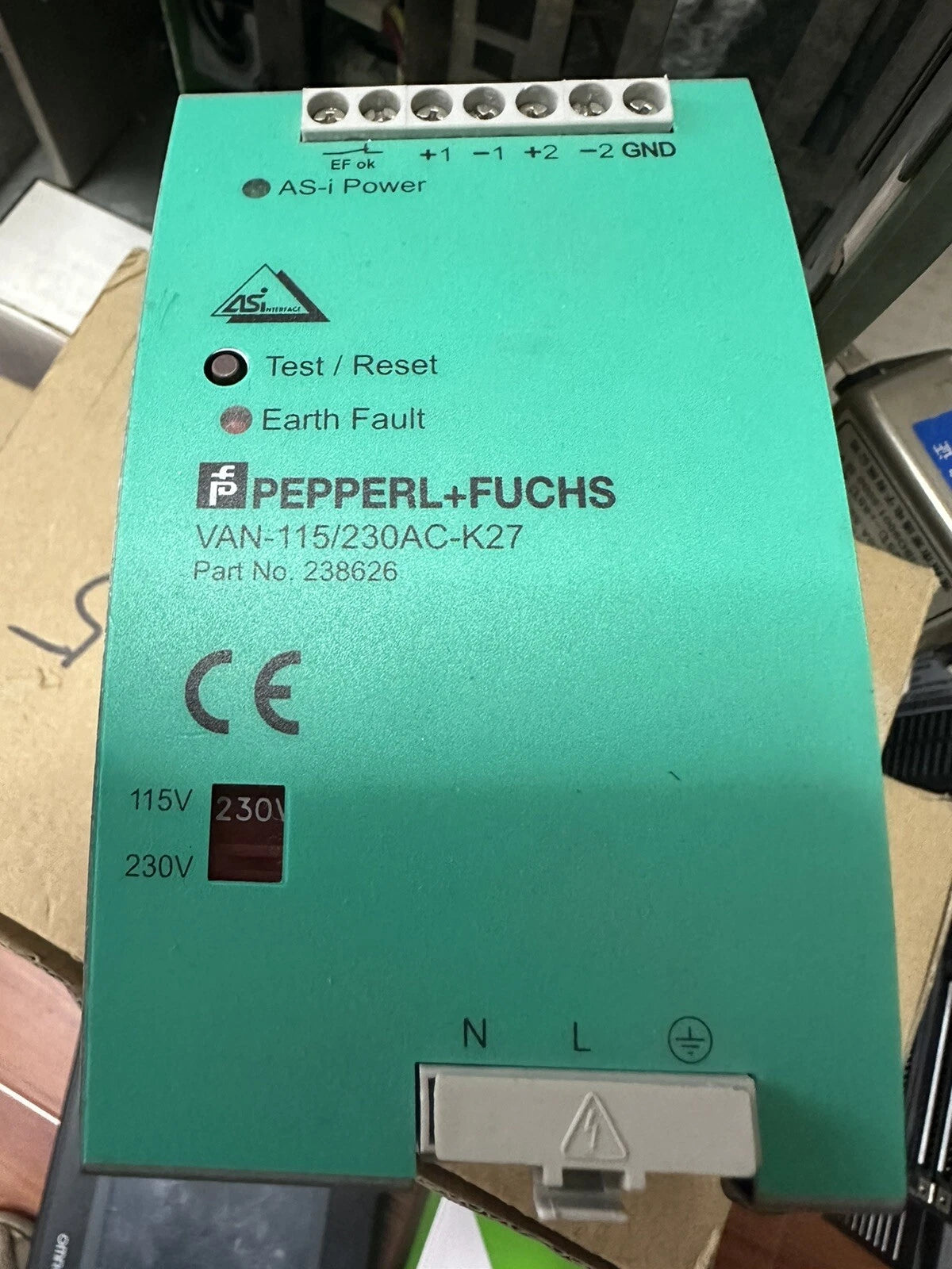 Pepperl+Fuchs VAN-115/230AC-K27 238626 AS-i Power Supply (USED)