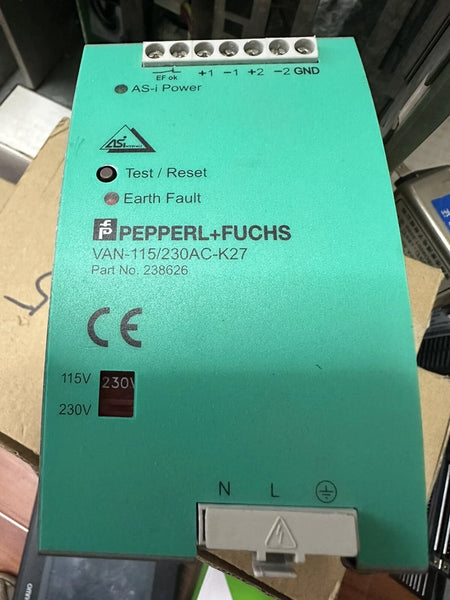 Pepperl+Fuchs VAN-115/230AC-K27 238626 AS-i Power Supply (USED)