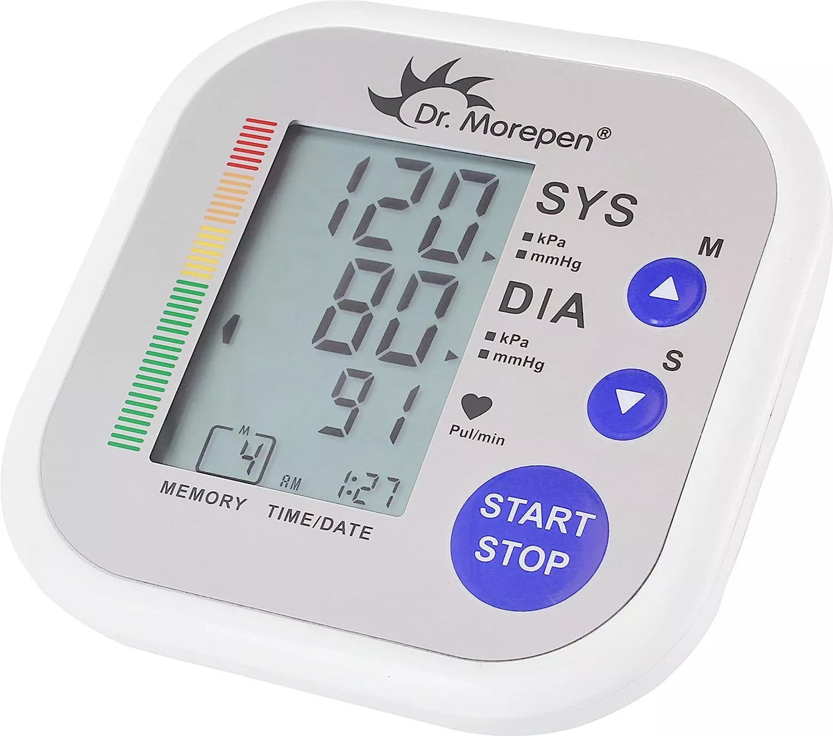 Dr. Morepen Blood Pressure Monitor Model BP-02 (White)