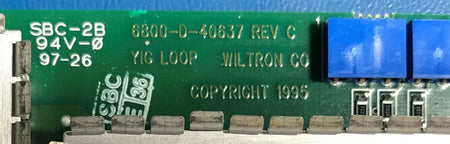 Anritsu Wiltron 6800-D-40637 YIG Loop A7 Board D40637-3B Tested