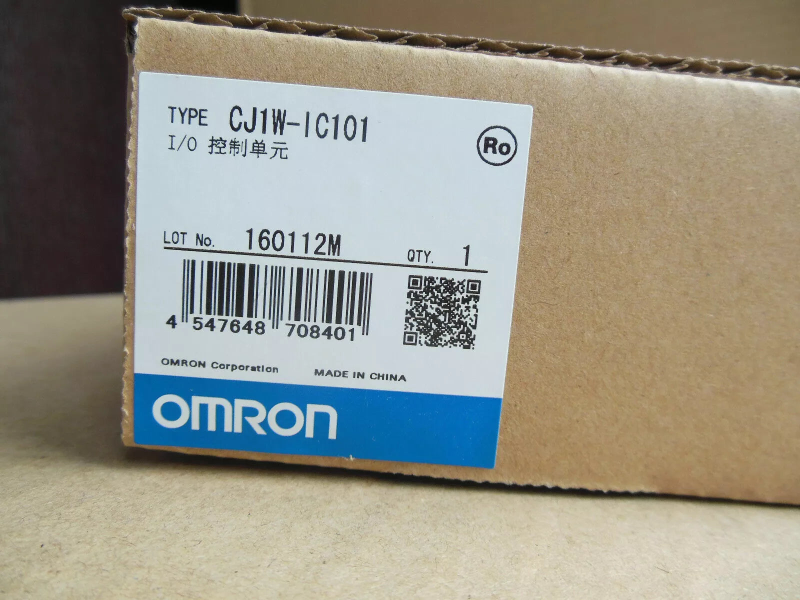 Omron CJ1W-IC101 PLC Unit in Box - 1PC New CJ1WIC101