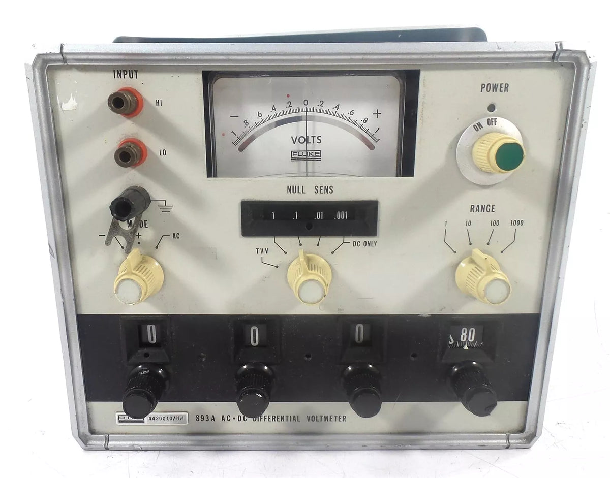 Fluke 893A AC-DC Differential Voltmeter