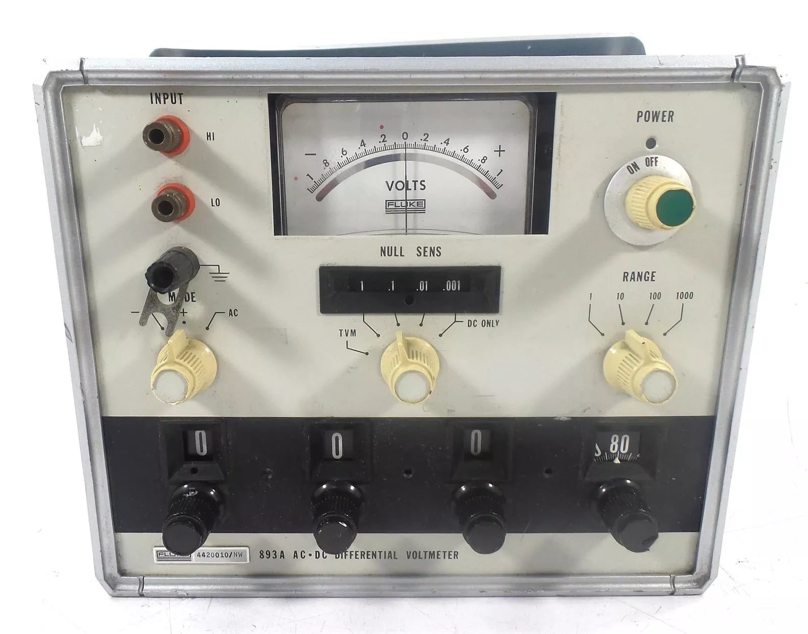 Fluke 893A AC-DC Differential Voltmeter