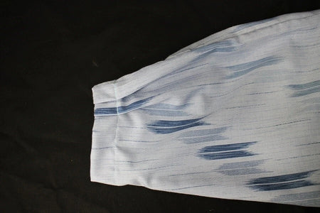 Japanese Kimono remake Blue coat Yagasuri