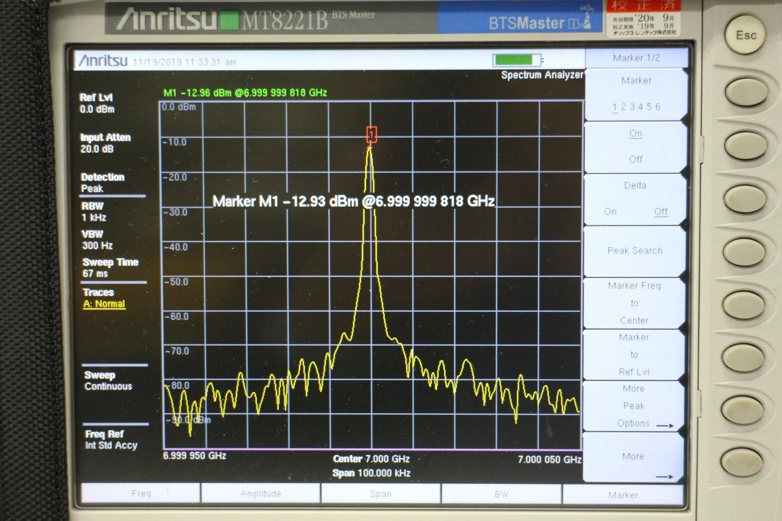 Anritsu MT8221B BTS Master