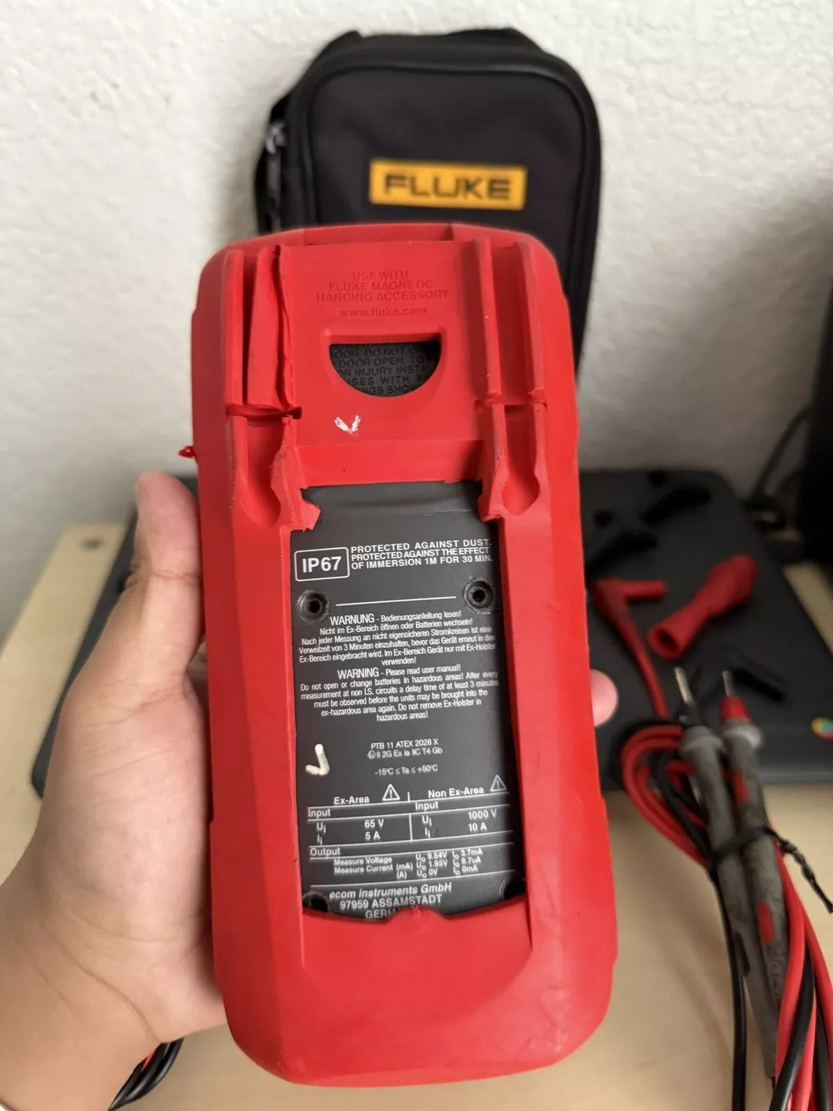 Fluke 28 II Ex True RMS Multimeter with Leads & Bag