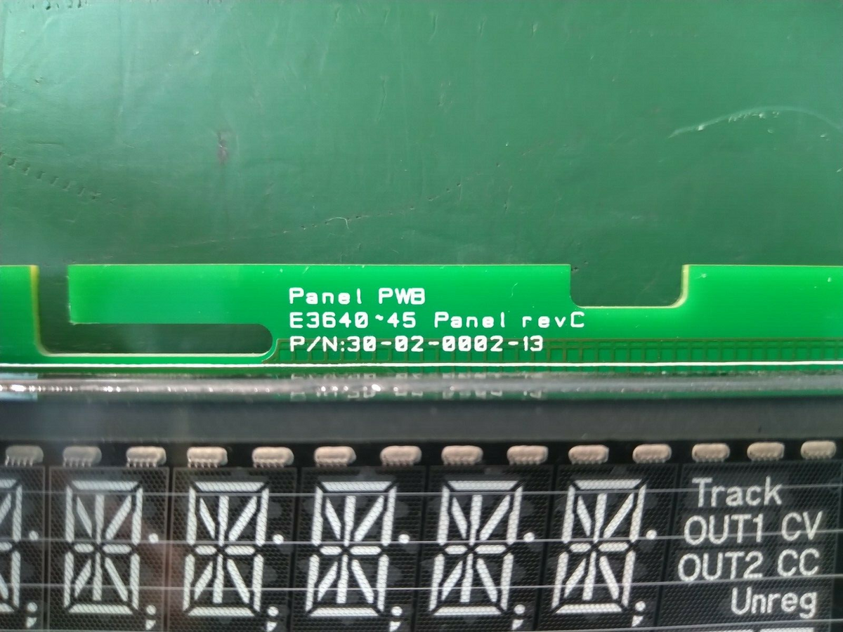 Agilent Keysight E3640A~E3645A Front Panel Display &amp; Keyboard PCB assembly Parts