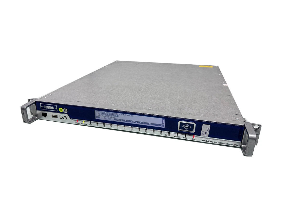 NEWTEC MCD6000 Multicarrier Demodulator Software Version 1.2.0.38890