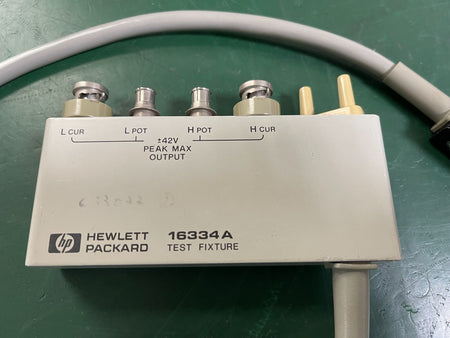 HP Agilent 16334A bridge test fixture for Impedance analyzer & LCR components - XG eqpt