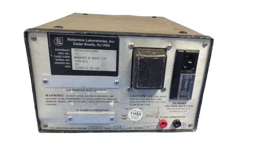 Ballantine 3440A RF Millivoltmeter - High-precision Measurement Tool