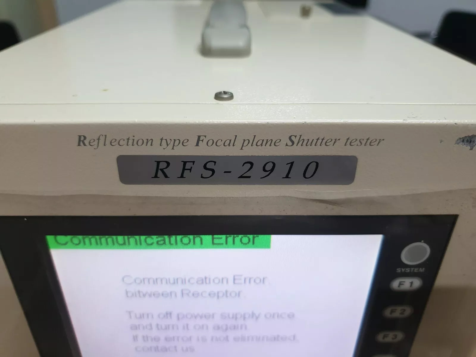 KYORITSU-ARROWIN RFS-2910 Shutter Tester Untested (6007)