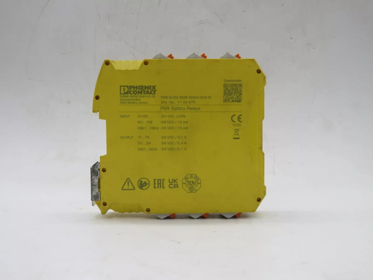 Phoenix Contact PSR-M-B2-SDI8-SDO4-DO4-PI Safety Module 1104975