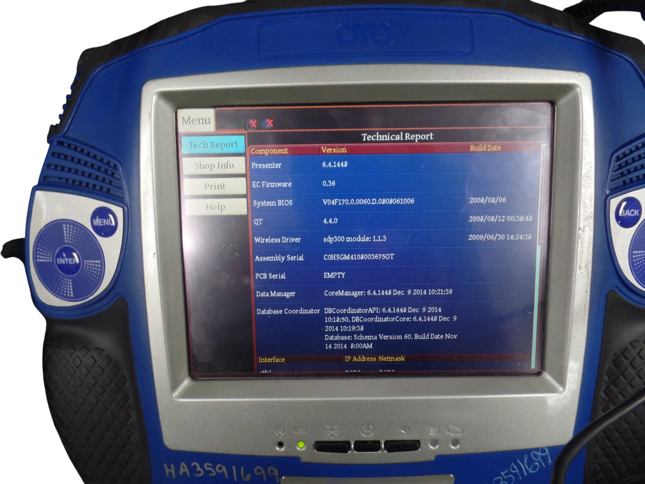 OTC PEGISYS DIAGNOSTIC SYSTEM VCI SPX - Free shipping