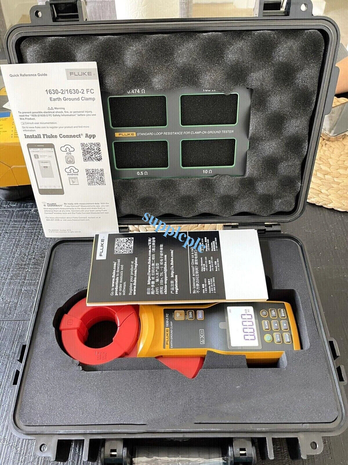 FLUKE 1630-2 FC Ground Clamp 1630-2 FC Fast Shipping