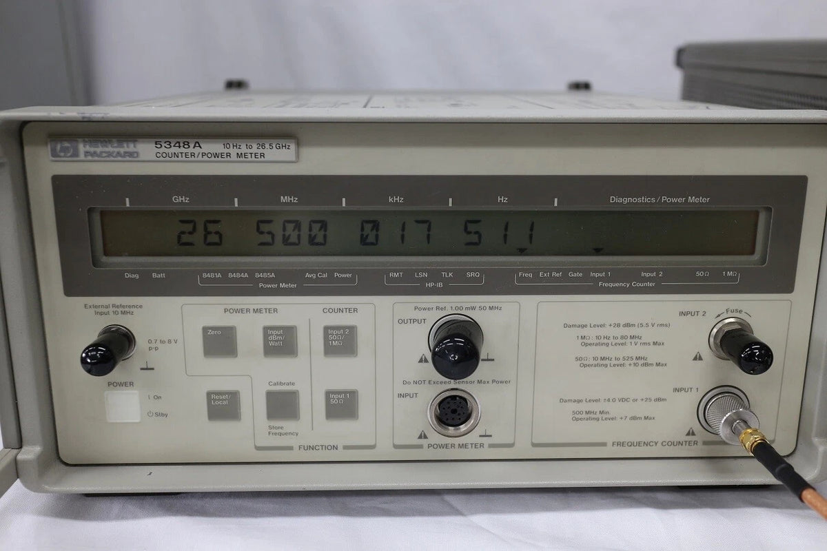 HP 5348A /011 26.5GHz Frequency counter Power Meter