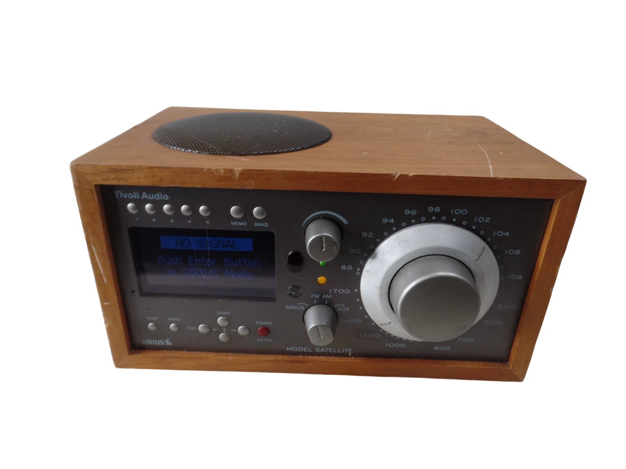 Tivoli Audio Model SATELLITE SIRIUS/AM/FM Desk- Brown - Free Shipping