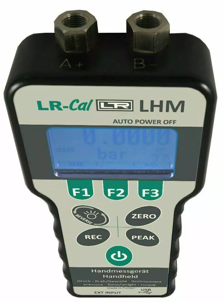 LR-Cal LHM VA Pressure & Torque Indicator Internal Pressure/Vacuum Sensor ±0.1%