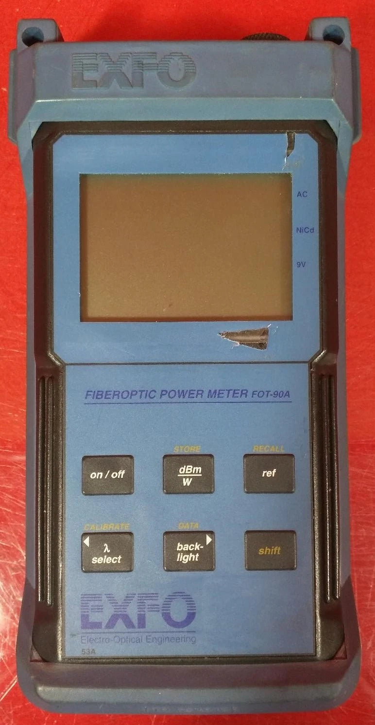 Exfo FOT-92AX Fiber Optic Power Meter S/N 80234-2S
