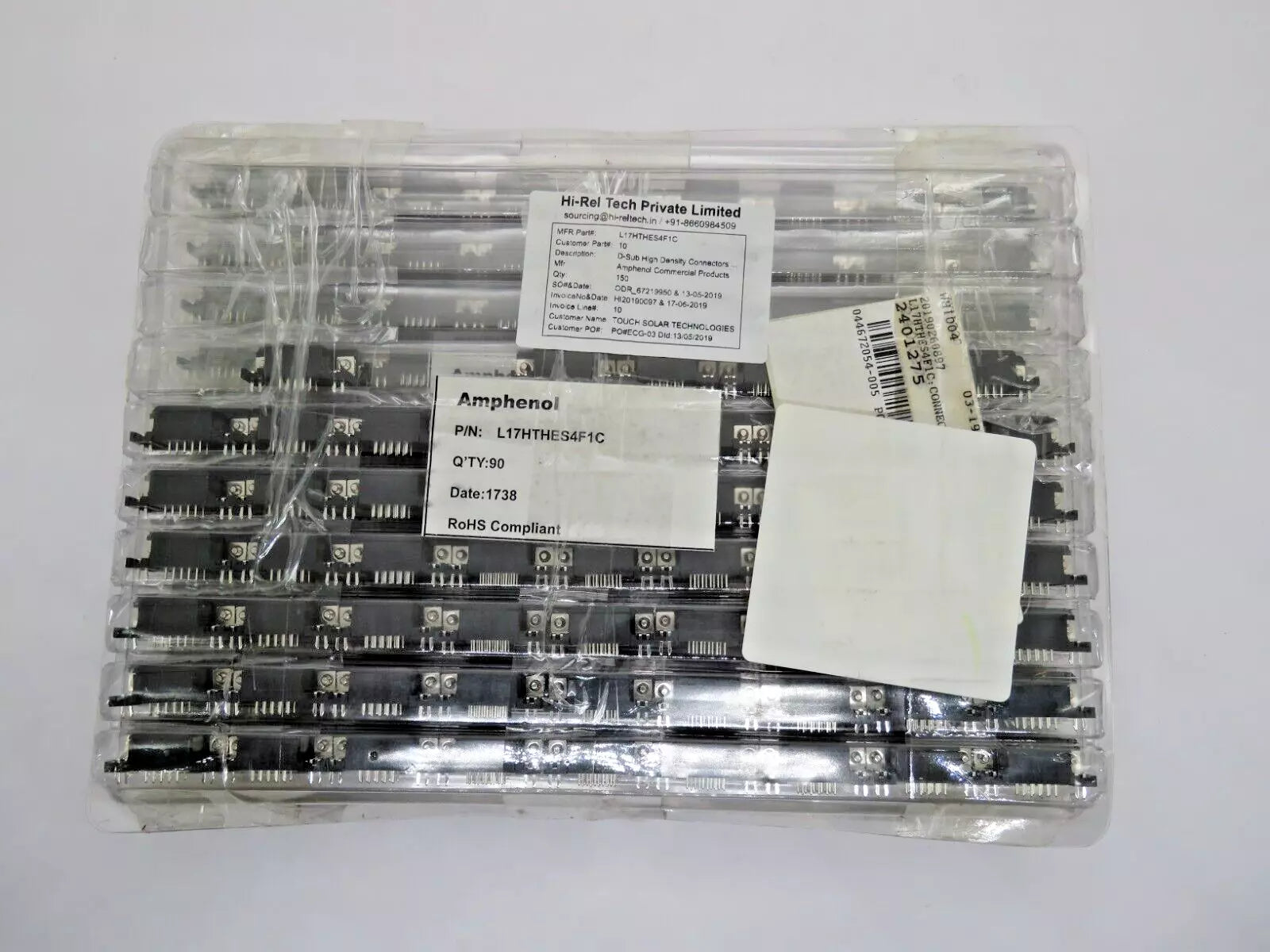 Amphenol L17HTHES4F1C DB15 VGA Connector Male PCB Mount - 90 PCS LOT