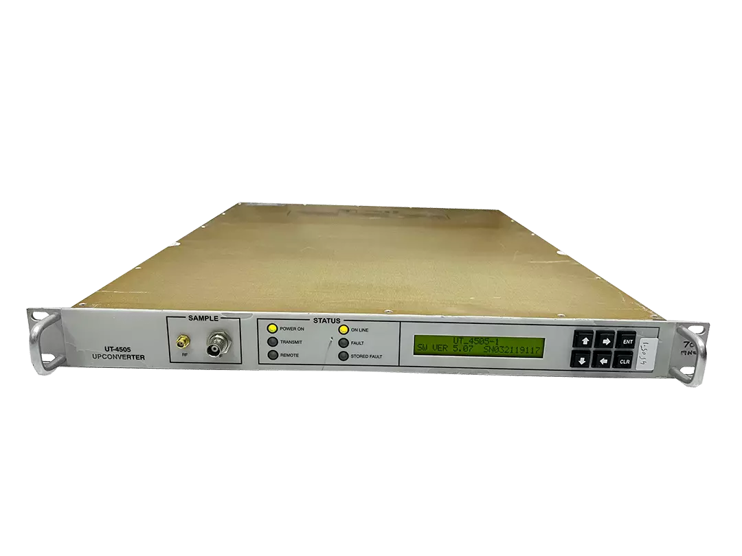 Comtech EF Data C-Band UT-4505 UpConverter 5845 to 6425 MHz 70MHz Input UT-4505