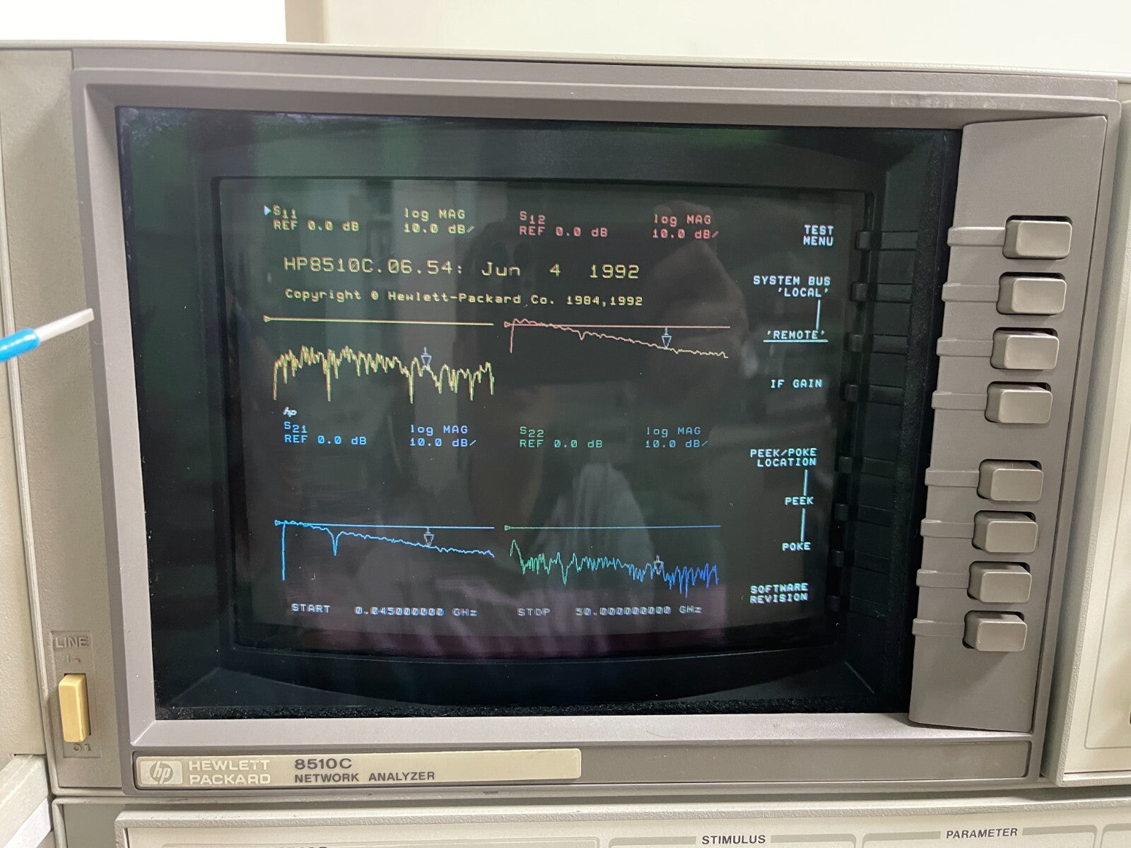 HP Agilent 8510C Display Processor for Network Analyzer System _3031A07195 - XG eqpt