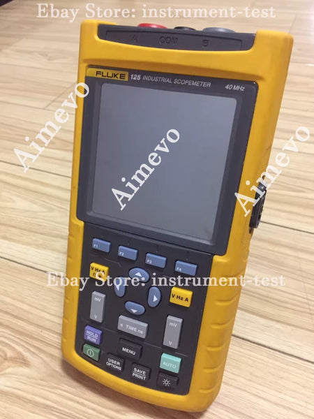 Fluke 125 Industrial Range 40MHz with Accessories Packaging