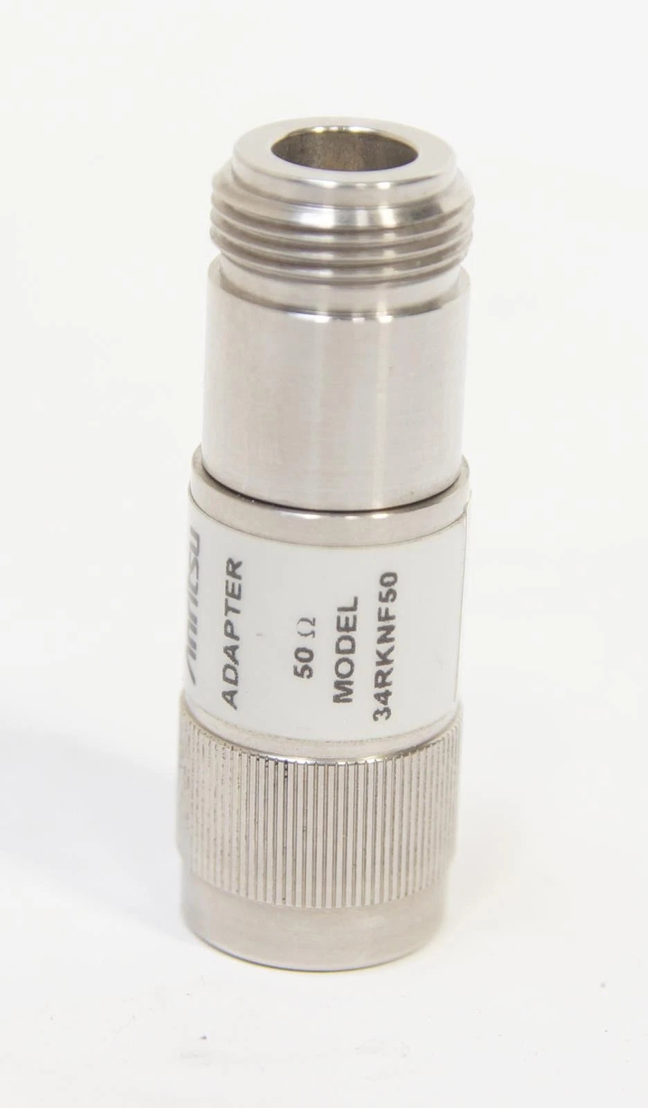 Anritsu 34RKNF50 DC to 18 GHz RF Coaxial Adapter Ruggedized K(m) to N(f) 50 ohm