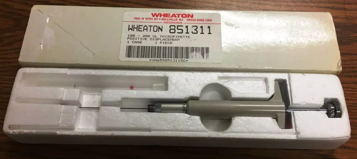 Wheaton 85131 100 to 200UL Micropipette Positive Displacement