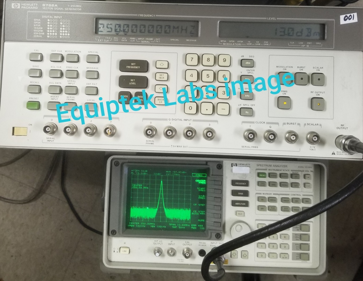 HP 8782A 250 MHz Vector Signal Generator