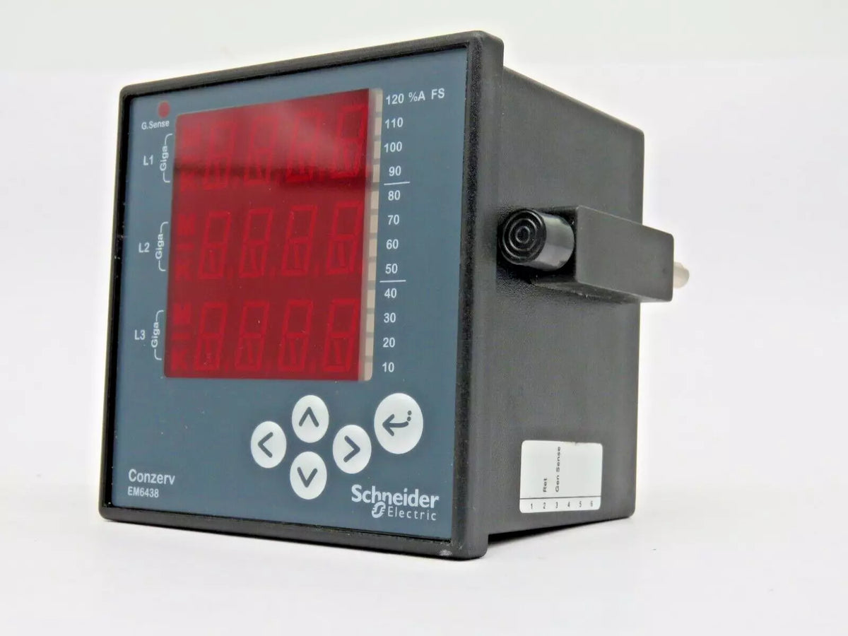 Schneider Electric EM6438 Conzerv Power Meter Programmable Mutlifunction