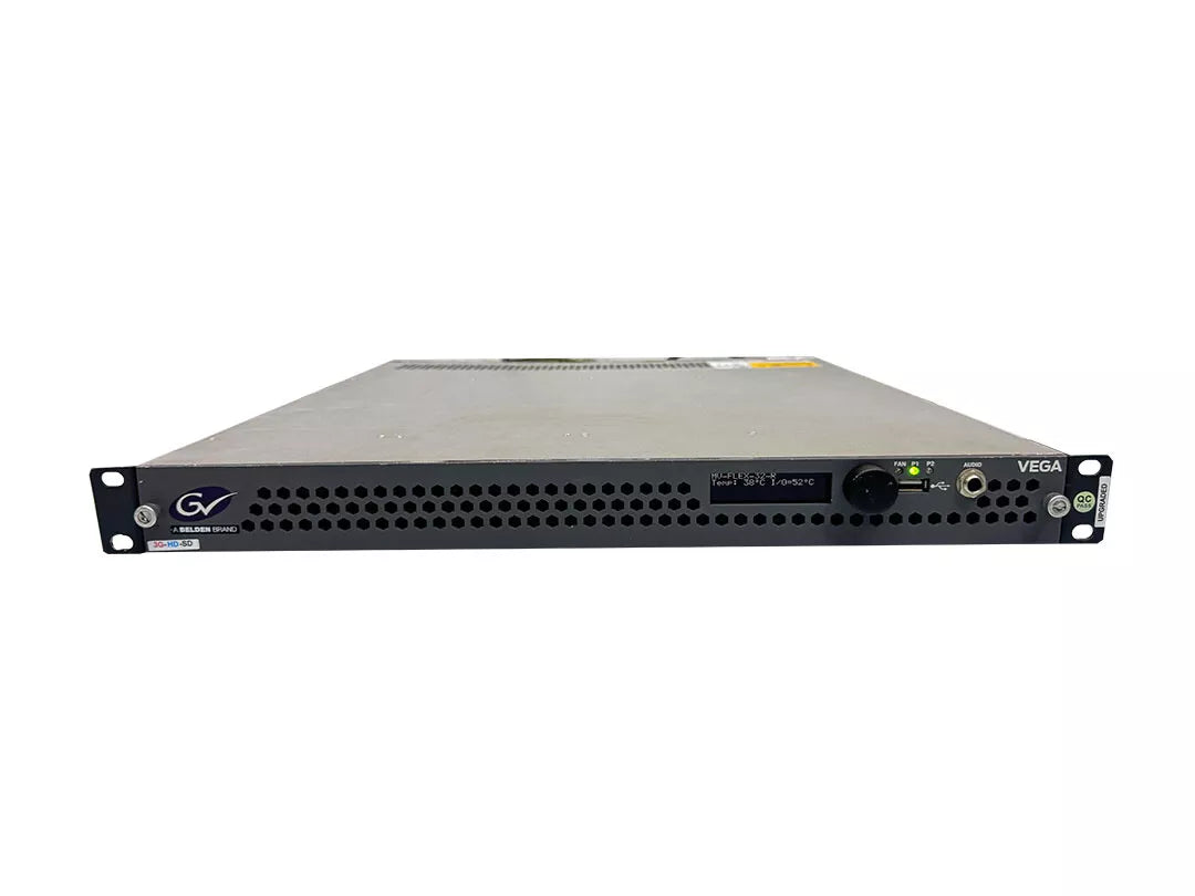 Grass Valley VG-32MV MV-FLEX-32-R 1 RU 32x32 Router with Dual 4K UHD Multiviewer