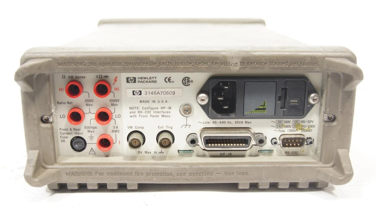 Agilent / HP 34401A 6 1/2 Digit Digital Multimeter