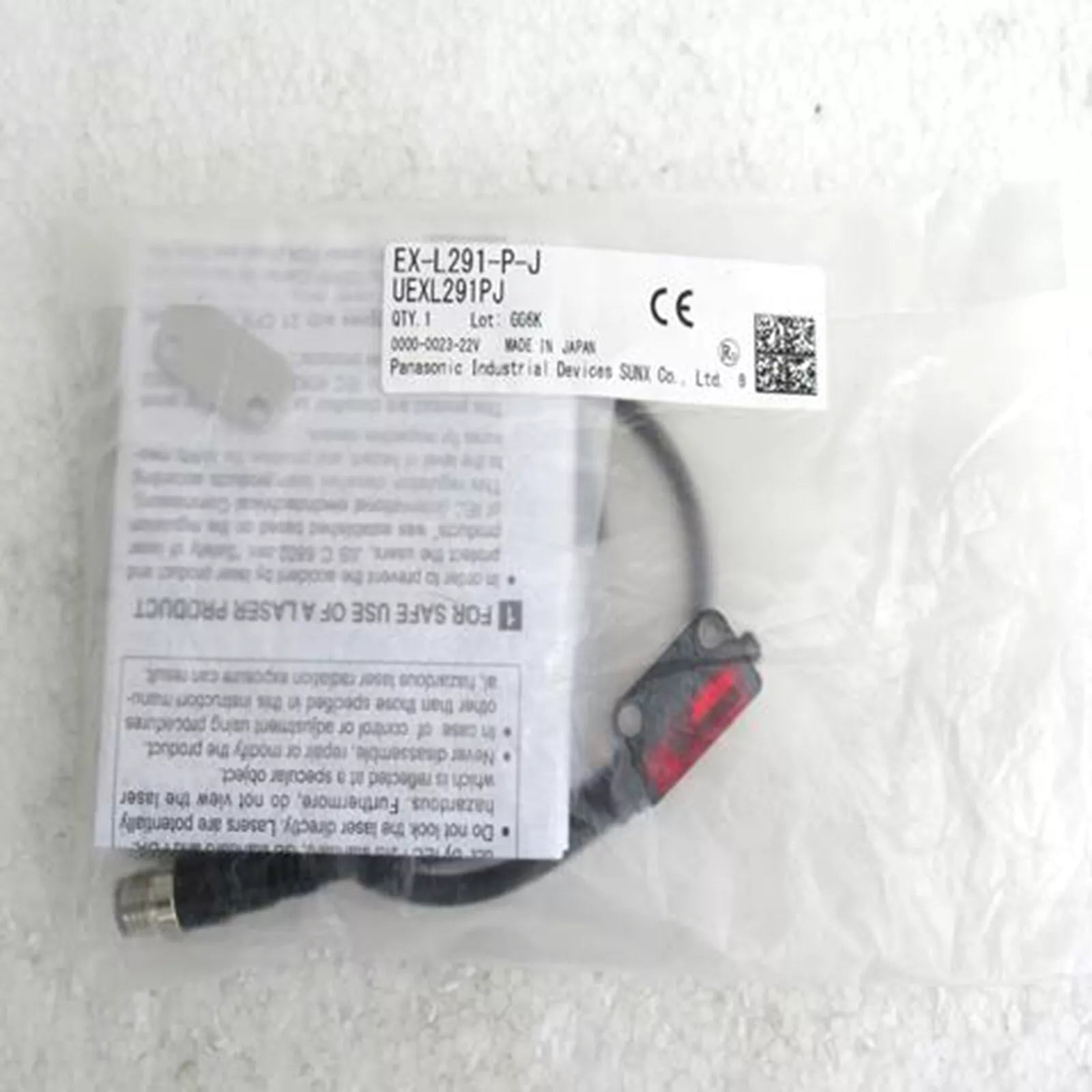 Panasonic EX-L291-P-J Photoelectric Sensor EXL291PJ