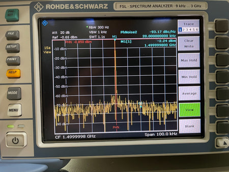 Rohde & Schwarz FSL3 Spectrum Analyzer 9 kHz - 3 GHz _ 0778 - XG eqpt