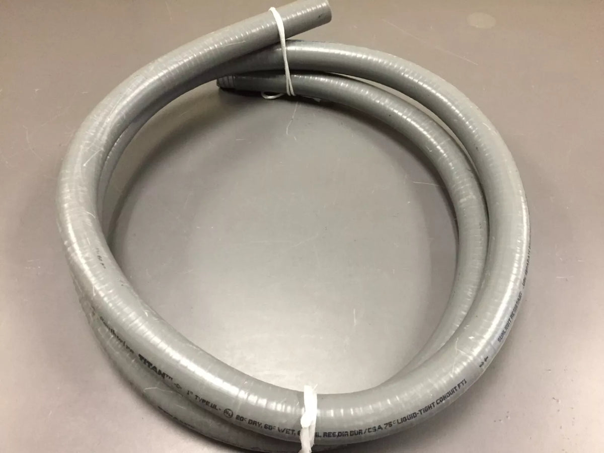 Southwire 1 Liquidtight Flexible Metallic Titan Steel Conduit Type UL Gray 8ft