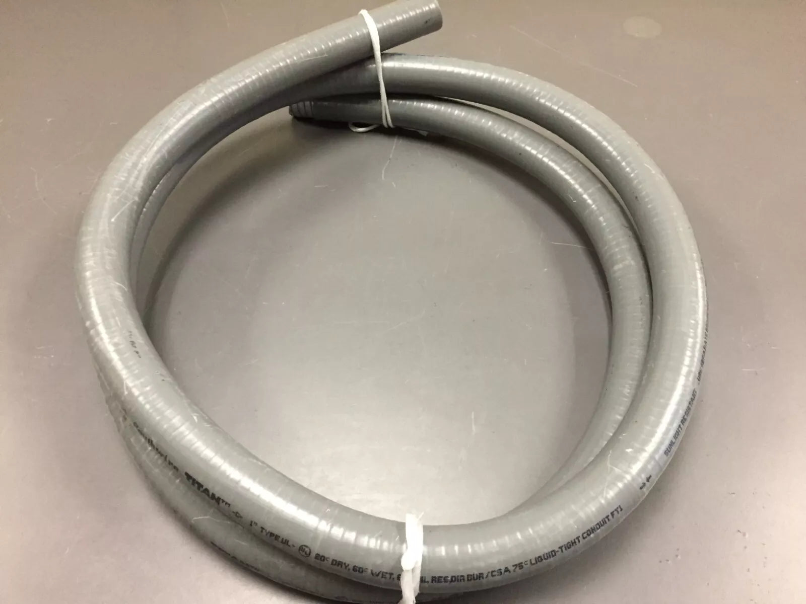 Southwire 1 Liquidtight Flexible Metallic Titan Steel Conduit Type UL Gray 8ft