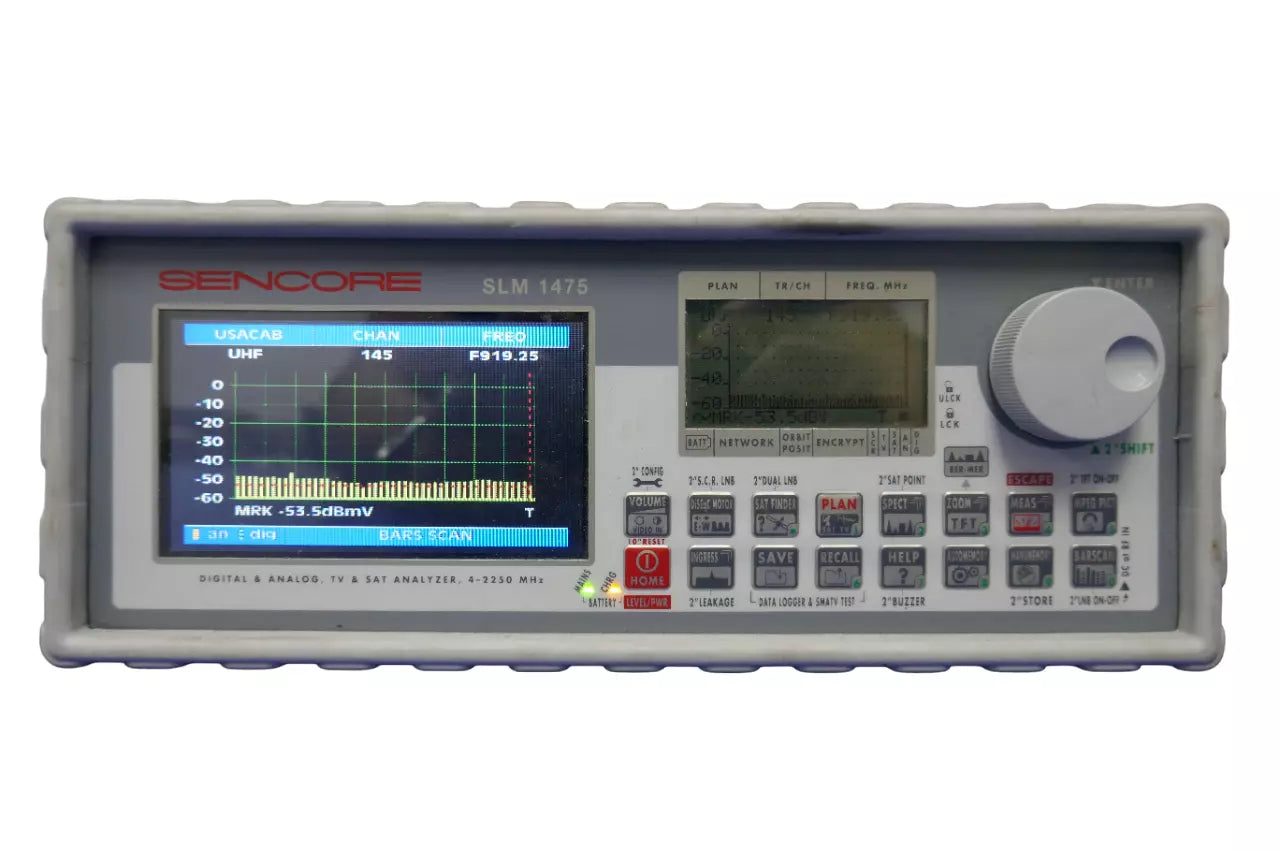 SENCORE SLM1475 FM C & TV & SAT Analyzer 4 - 2250 MHz