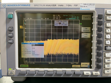 Rohde &amp; Schwarz FSP7 Spectrum Analyzer 9 kHz - 7 GHz _ 0645
