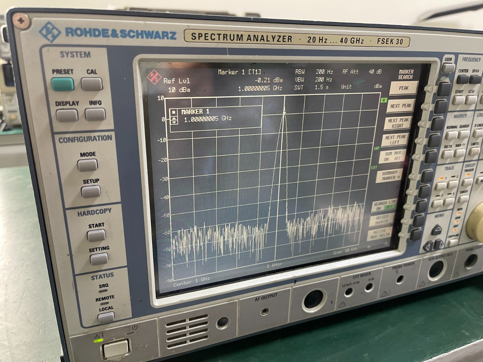 Rohde &amp; Schwarz FSEK30 20 Hz - 40 GHz Spectrum Analyzer _8495