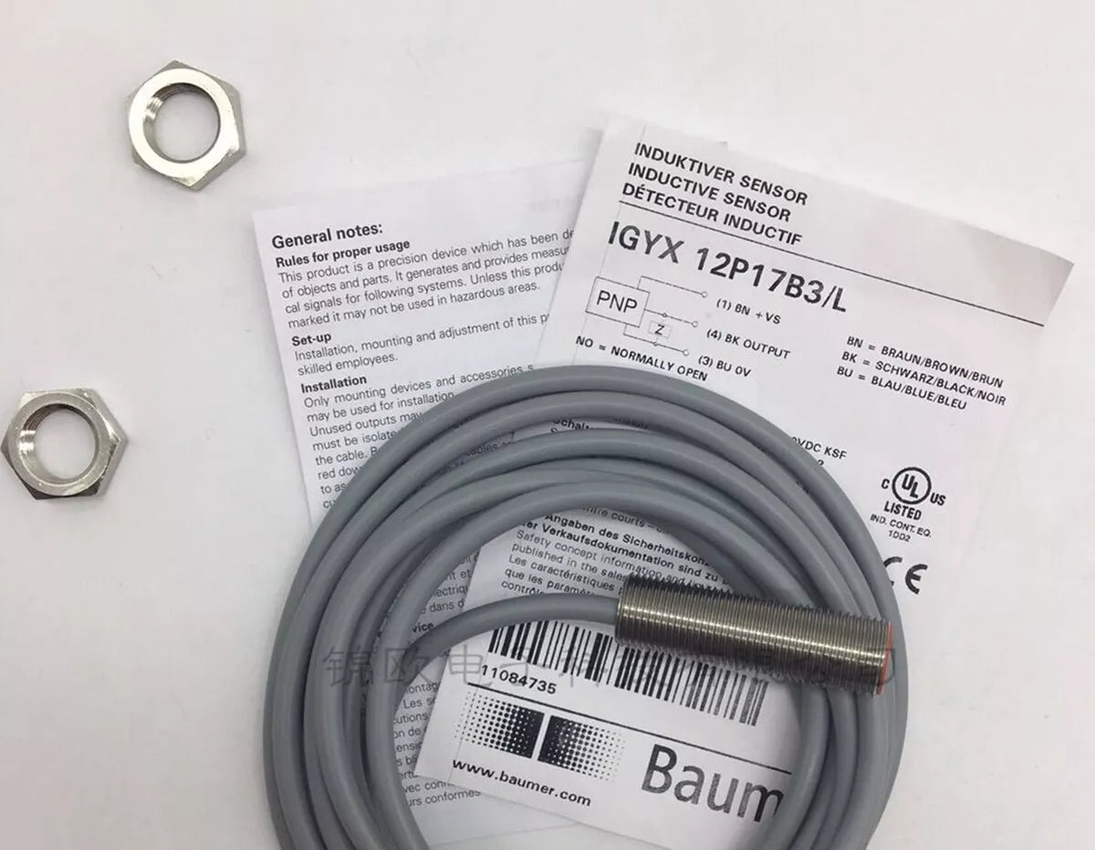 Baumer IGYX12P17B3/L Sensor - New 1PC Model