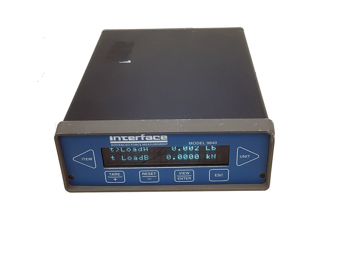 9840 Calibration Grade Multi Channel Load Cell Indicator by Interface