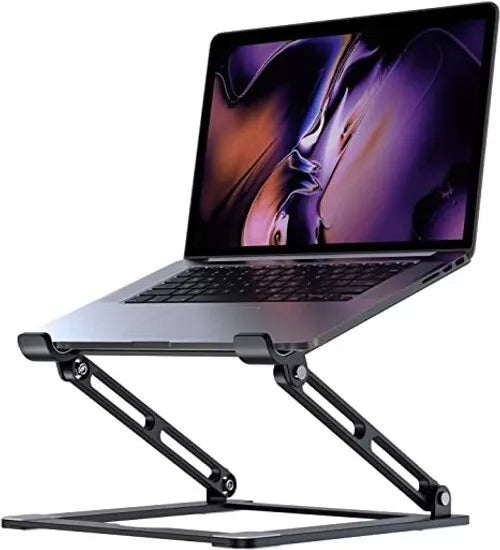 Adjustable Laptop Stand for Desk - Portable Riser for MacBook Air/Pro