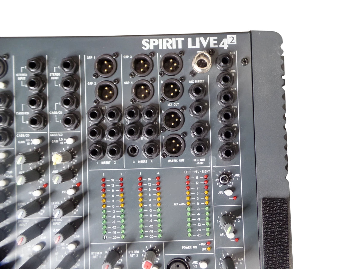 Soundcraft Spirit Live 4.2 Analog 24 Channel Mixer - Free Shipping