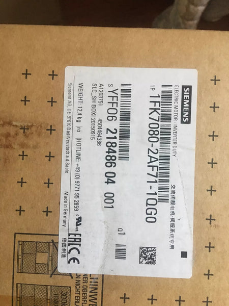 Siemens 1FK7080-2AF71-1QG0 Servo Motor